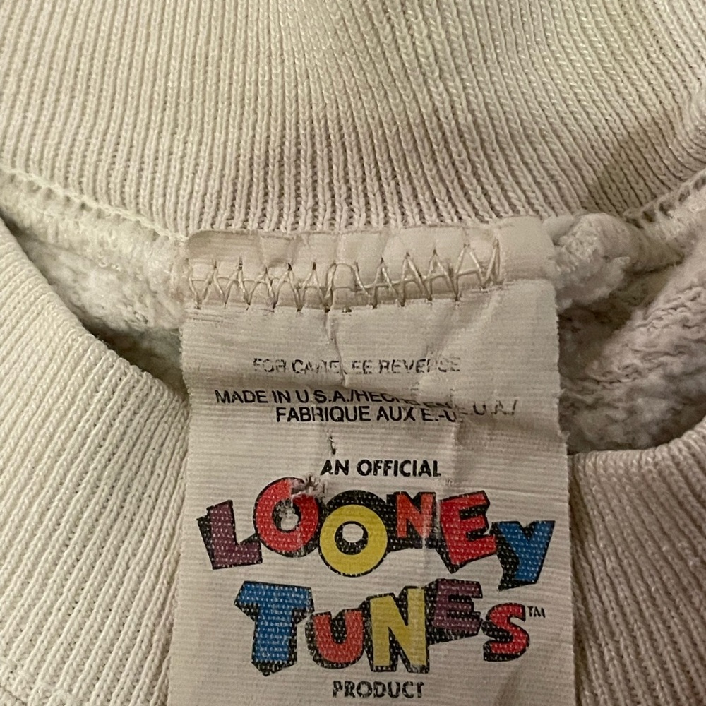Vintage Looney Tunes Tasman Sweatshirt - Picture 8 of 9